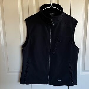 Men's Black Softshell Vest